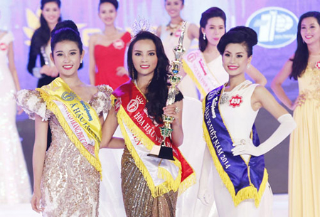 Top 3 Hoa hậu Việt Nam 2014
